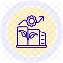 Eco Friendly Urban Development Line Icon Icon