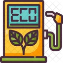 Eco Fuel Eco Friendly Fuel Station Icon