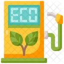 Eco Fuel Eco Friendly Fuel Station Icon