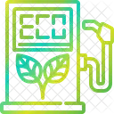 Eco Fuel Eco Friendly Fuel Station Icon