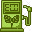 Eco Fuel Eco Friendly Fuel Station Icon