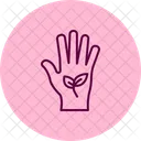 Eco Gardening Glove Eco Gardening Icon