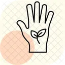 Eco Gardening Glove Eco Gardening Icon