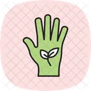 Eco Gardening Glove Eco Gardening Icon