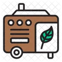 Eco Generator Inverter Power Generator Icon