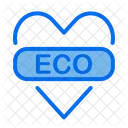 Eco Heart Love Eco Icon