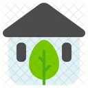 Eco Home Eco House Green House Icon