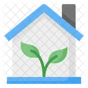 Eco Green Home Icon