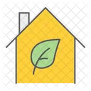 Eco House Home Icon