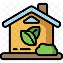 Eco House Green House Cultivation Icon