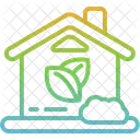 Eco House Green House Cultivation Icon