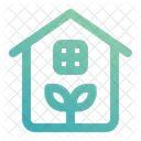 Eco House Eco Home Green House Icon