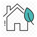 Eco House Environmentally Friendly Living Energy Efficiency 아이콘