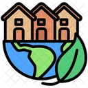 Sustainable Home Building Icon