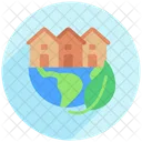 Sustainable Home Building Icon