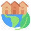 Sustainable Home Building Icon