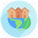 Sustainable Home Building Icon