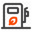 Eco Fuel Gas Station Icon