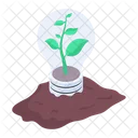 Eco Idea Eco Innovation Eco Light Icon