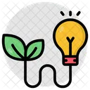 Eco Idea Eco Innovation Eco Light Icon