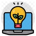 Eco Idea Eco Innovation Eco Light Icon