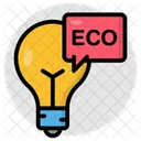 Eco Idea Eco Innovation Eco Light Icon