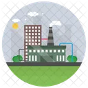 Industrie Ecologique Industrie Environnementale Pollution De Lair Icon