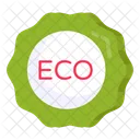 Eco Badge Eco Sticker Eco Coupon Icon