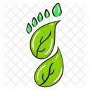 Eco Leaves Organic Leaves Natural Leaves Icon