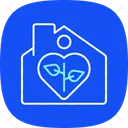 Green Living Lifestyle Blue Icon Icon