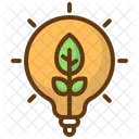 Eco Light Bulb Eco Icon