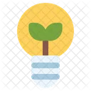 Eco Light Renewable Energy Sustainable Energy Icon