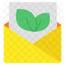 Eco Mail Ecology Mail Eco Letter Icon