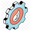 Eco Setting Eco Management Eco Development Icon