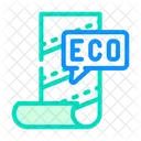 Material Ecologico Eco Material Icono
