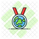 Eco Ecology Medal Icon
