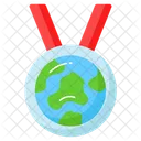 Eco Ecology Medal Icon