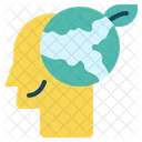 Human Thinking Eco Icon