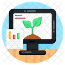 Eco online analytics  Symbol