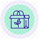 Eco Packaging Color Circle Icon Icon