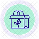 Eco Packaging Color Circle Icon Icon