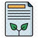Eco Paper Symbol