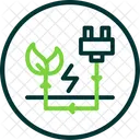 Eco Plant Ecological Bulb Icon