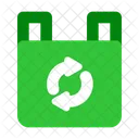 Eco plastic bag  Icon