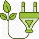 Eco Plug Green Plug Ecology Plug Icon