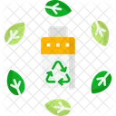 Eco Recycling Battery  Icon