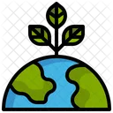 Eco Responsibility Plant Eco Friendly Icon