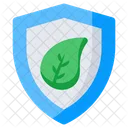 Eco Security Eco Protection Nature Security Icon