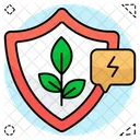 Eco Security Eco Protection Nature Security Icon