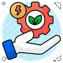 Eco Setting Eco Management Eco Development Icon